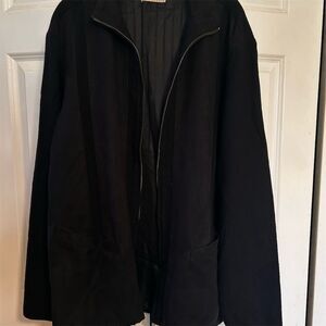 Cubavera Men's Black Jacket Size L Heritage Fit Casual